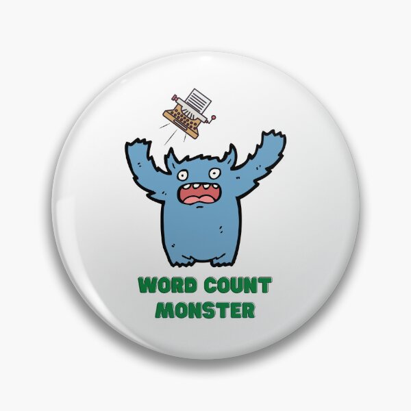 Item preview, Word Count Monster designed and sold by einspruch.