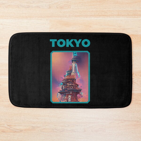 Item preview, Tokyo Tower Inspired Abstract Sci-Fi Design designed and sold by patricklevar.