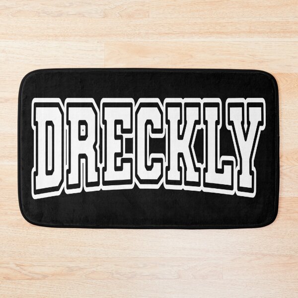 Item preview, Dreckly Cornish Phrase Funny Preppy White On Black designed and sold by cashewdays.