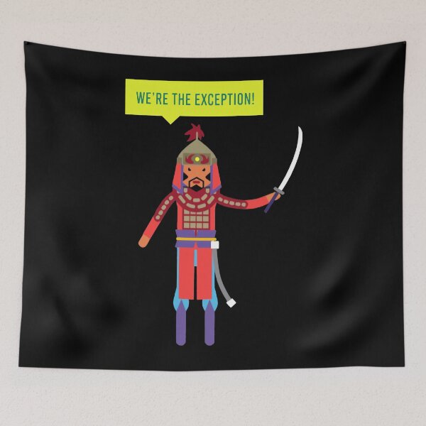 Item preview, Crash Course Mongols We&x27;re the Exception Classic T-Shirt.png designed and sold by SharronWright.