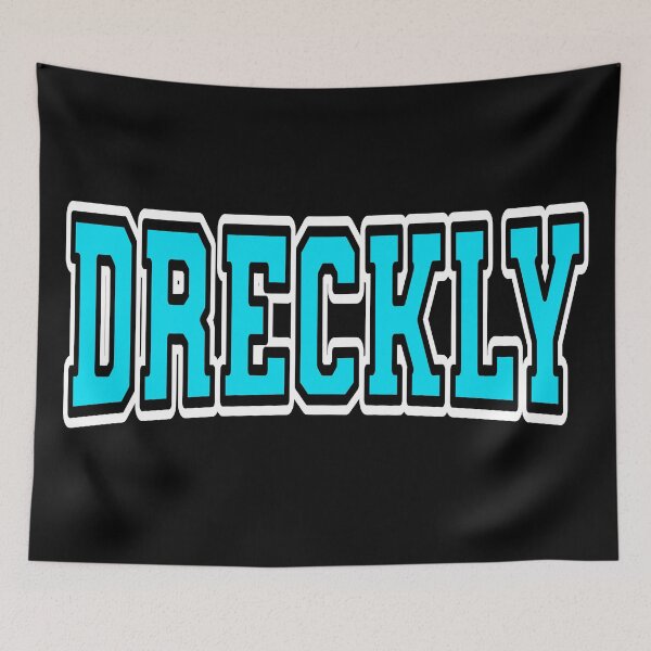 Item preview, Dreckly Cornish Phrase Funny Preppy Cornwall Cyan Blue designed and sold by cashewdays.