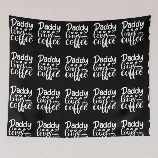 Item preview, Daddy loves Coffee designed and sold by ArtbyJamasin.