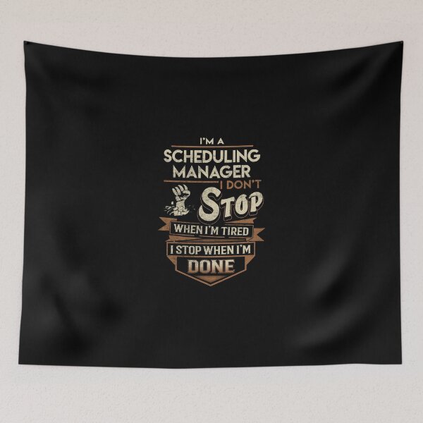 Item preview, Scheduling Manager T Shirt - I Stop When Done Job Gift Item Tee designed and sold by natalinedk.