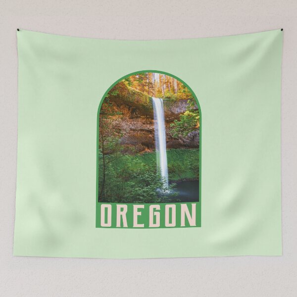 Item preview, Waterfall in Oregon-Nature Photography designed and sold by anthonylonder.