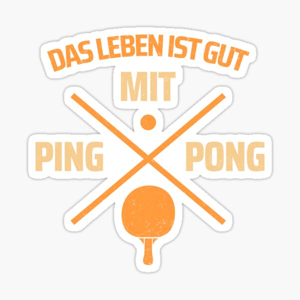 lustige tischtennis zitieren 3 Sticker for Sale by WangsArt