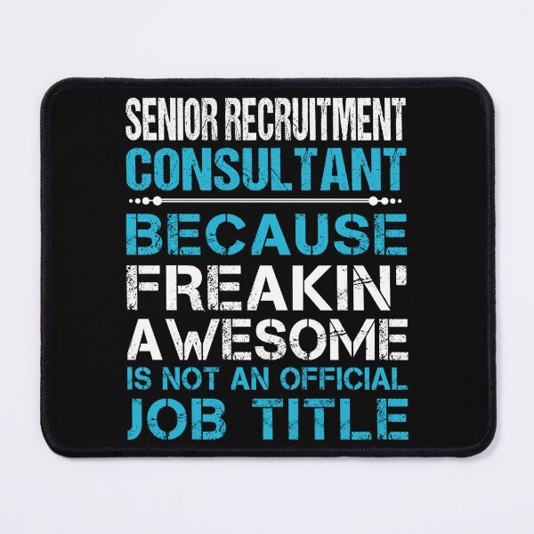 Item preview, Senior Recruitment Consultant T Shirt - Freaking Awesome Job Gift Item Tee designed and sold by oetate4774.