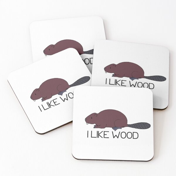 Item preview, I Like Wood Beaver designed and sold by HanaMariDesigns.