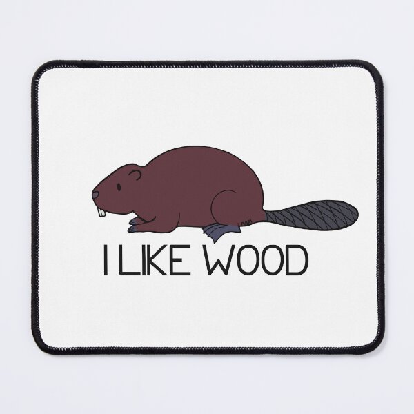 Item preview, I Like Wood Beaver designed and sold by HanaMariDesigns.