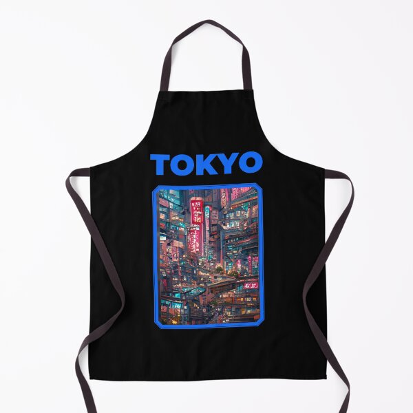 Item preview, Tokyo City Abstract Cyberpunk Sci-Fi Neon Lights designed and sold by patricklevar.