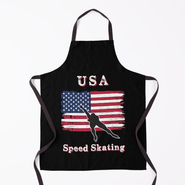 Item preview, USA Speed Skating American USA Flag designed and sold by R&BApparel.