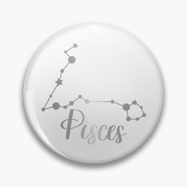 Item preview, Pisces Zodiac Constellation in Silver designed and sold by Kelly Leung.
