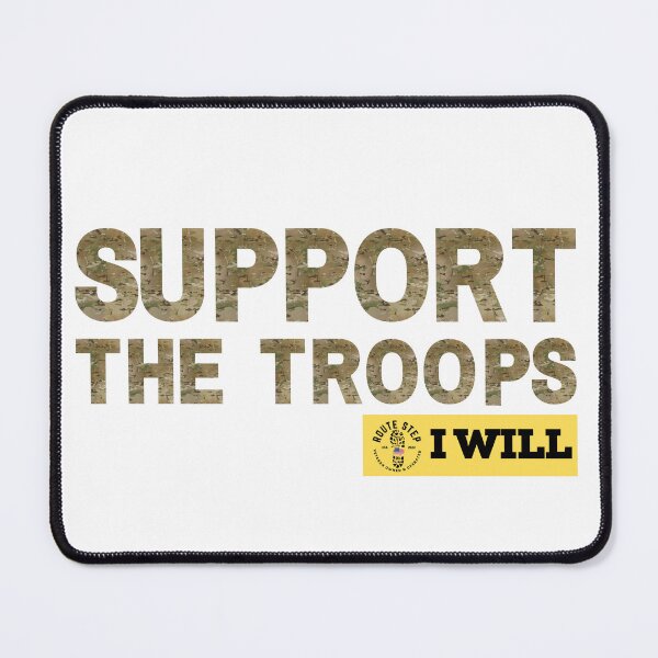 Item preview, SUPPORT THE TROOPS designed and sold by TheRouteStep.