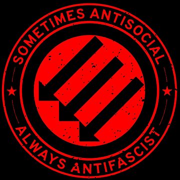 Imagen de la obra A veces Antisocial Siempre Antifascista de afastuff