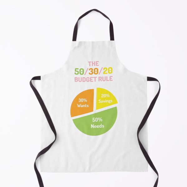 Item preview, The 50/30/20 Budget Rule | Green Orange Yellow Pink | White designed and sold by Wintre2.