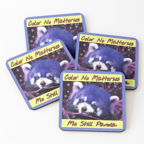 Item preview, Panda Color no matter Purple blue designed and sold by ArtTheresaLynn1.