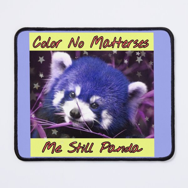 Item preview, Panda Color no matter Purple blue designed and sold by ArtTheresaLynn1.