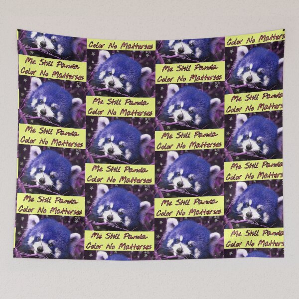 Item preview, Panda Color no matter Purple blue designed and sold by ArtTheresaLynn1.