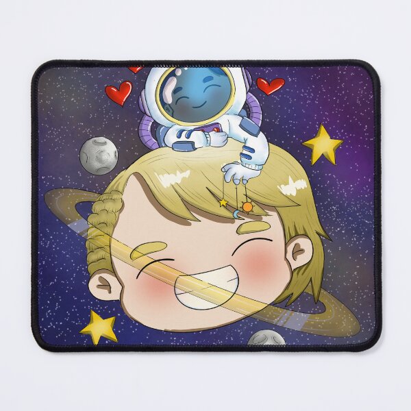 Artikelvorschau, Astronautin Scylla wird zum Planeten Raelle gezogen entworfen und verkauft von Hey It’s Sunny.