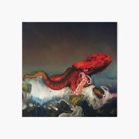 Gentle Giant - Octopus Art Board Print