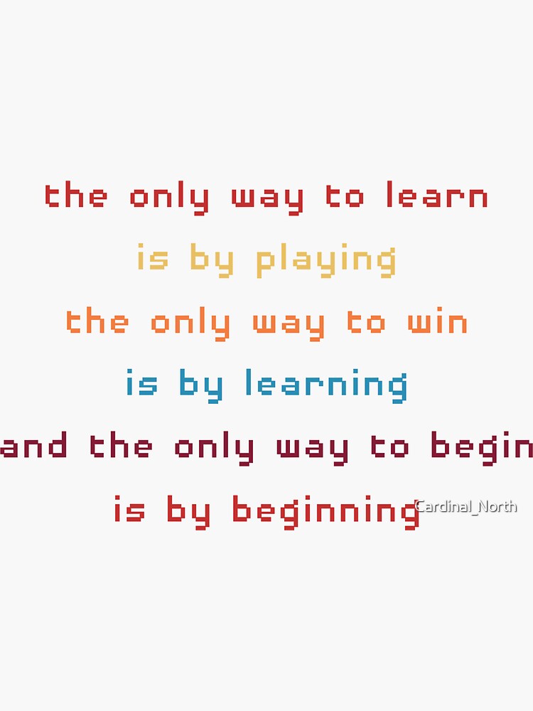 "Game Changer Intro" Sticker for Sale by ApMc Redbubble