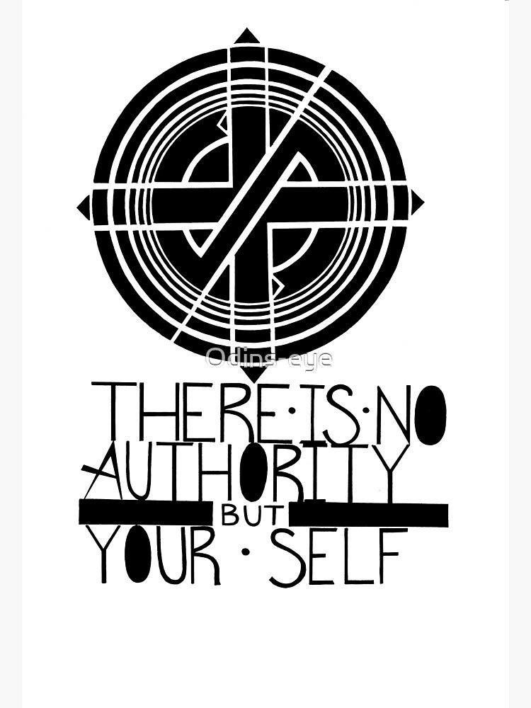 CRASS「THERE IS NO AUTHORITY BUT〜」 映画ポスター ポスター