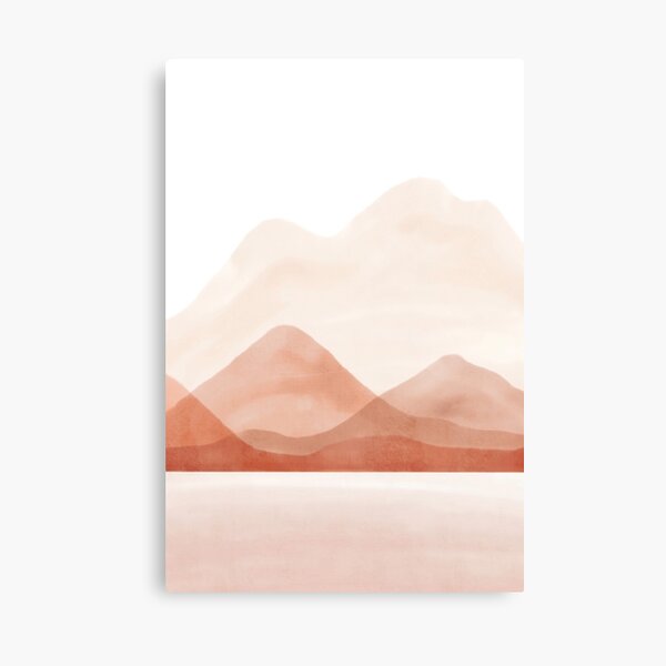 Item preview, Warm desert watercolor abstract landscape designed and sold by Miss-Belle.