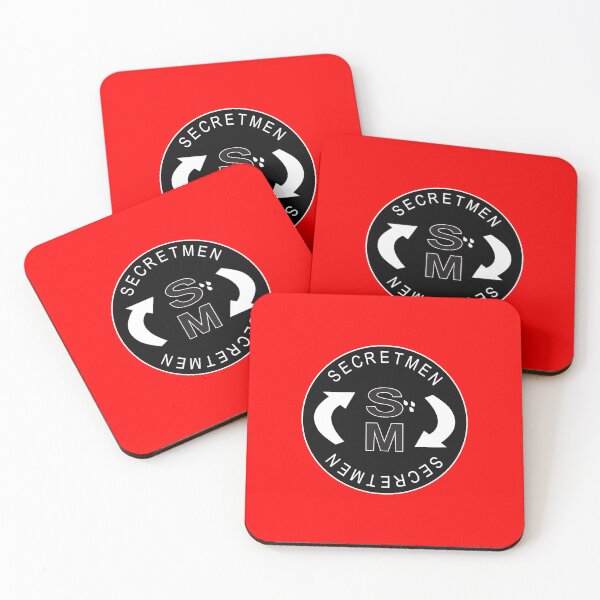 Item preview, SECRETMEN, LLC Logo #1 Black/Red designed and sold by SECRETMEN.