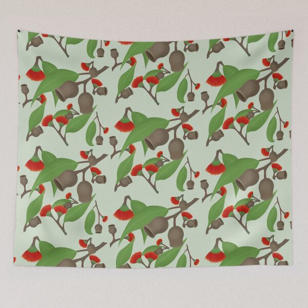 Item preview, Gum Nuts and Red Gum Flowers designed and sold by BundaBear.
