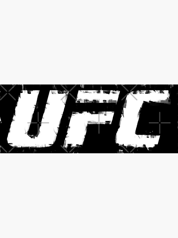 Ufc Logo Brushed Sticker For Sale By Cttdesign Redbubble