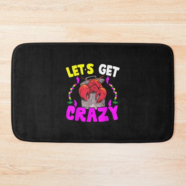 Item preview, Let's Get Crazy Mardi Gras Crawfish Crayfish designed and sold by Lynette1241.