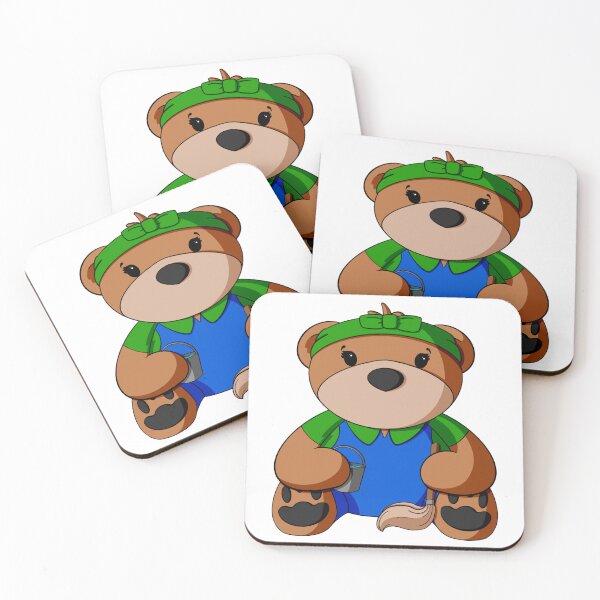 Item preview, Cleaner Teddy Bear designed and sold by Alisha Ober Designs.