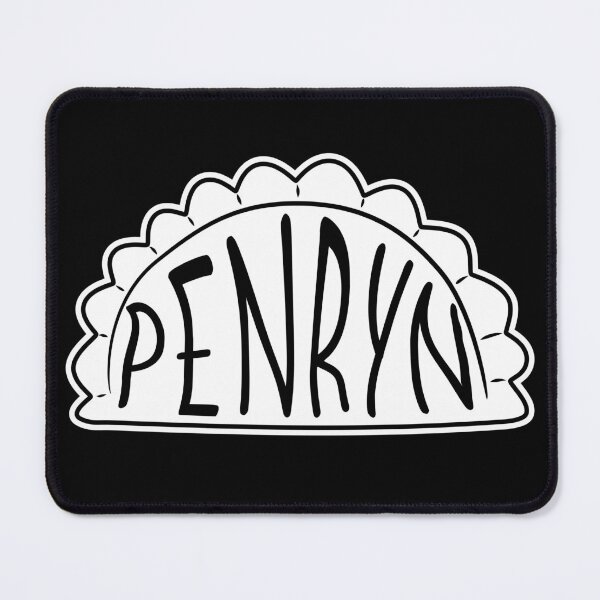 Item preview, Penryn Cornwall England UK Cornish Pasty White Black designed and sold by cashewdays.