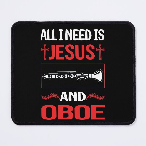 Item preview, Funny Jesus Oboe designed and sold by DougPoulos.