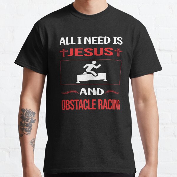 Funny Jesus Obstacle Racing OCR Classic T-Shirt