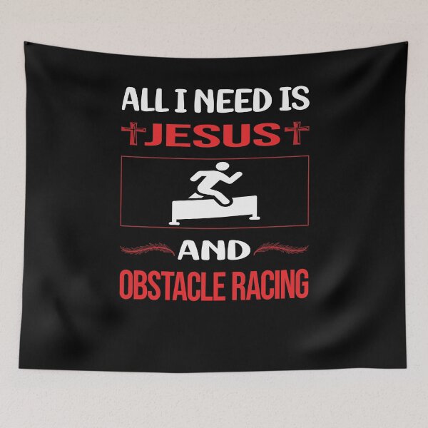Item preview, Funny Jesus Obstacle Racing OCR designed and sold by DougPoulos.