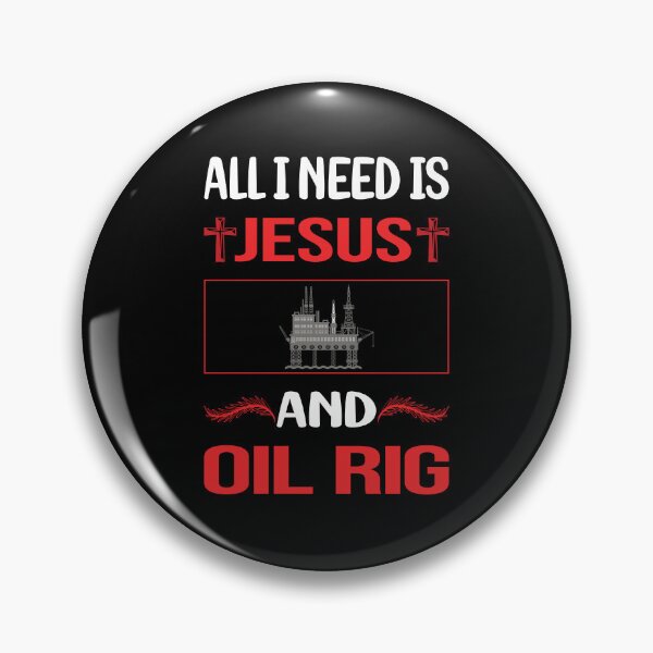 Item preview, Funny Jesus Oil Rig Roughneck Offshore designed and sold by DougPoulos.