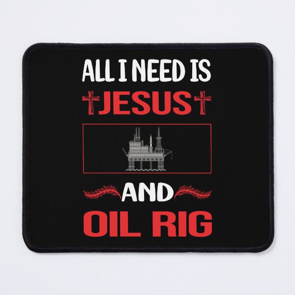 Item preview, Funny Jesus Oil Rig Roughneck Offshore designed and sold by DougPoulos.