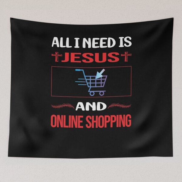 Item preview, Funny Jesus Online Shopping Shopper designed and sold by DougPoulos.