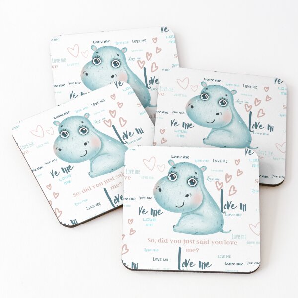 Item preview, so did you just said you love me? Clingy hippo designed and sold by Twinmommy Store.