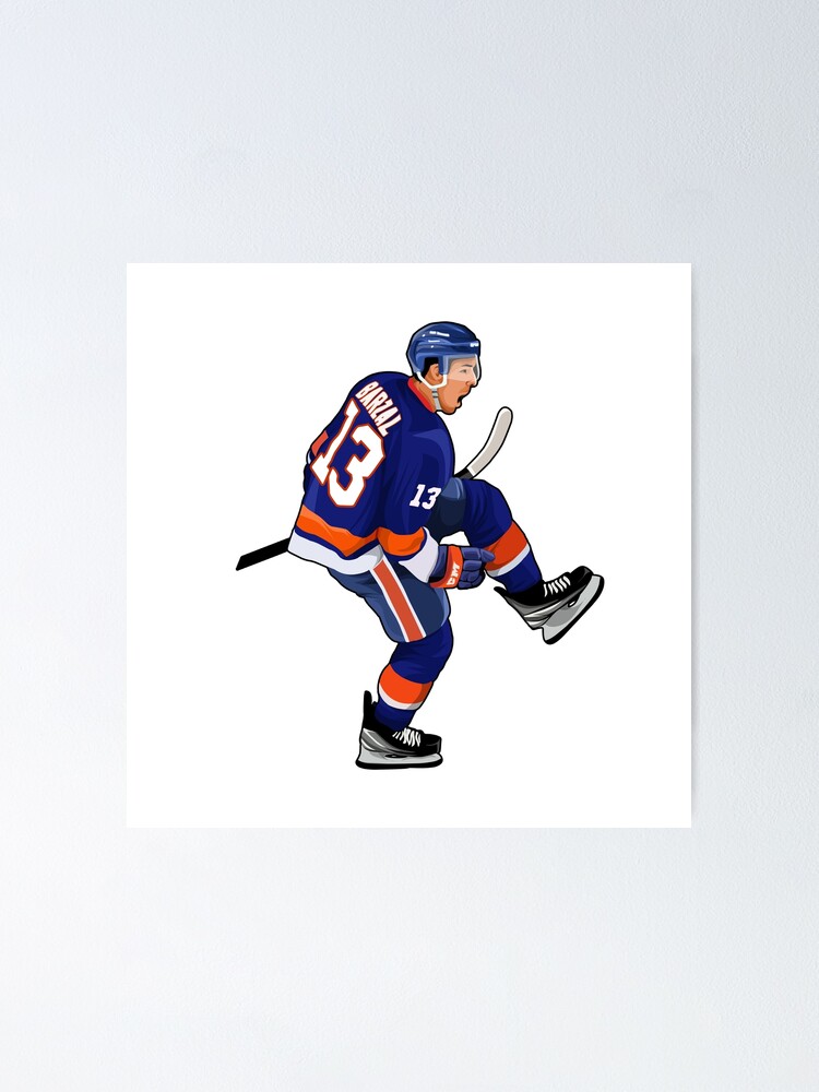 "Mathew Barzal #13 Celebrates" Poster By GoalieFix | Redbubble