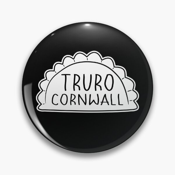 Item preview, Truro Cornwall England UK Cornish Pasty White Black designed and sold by cashewdays.