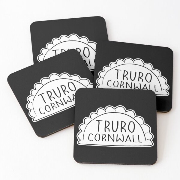 Item preview, Truro Cornwall England UK Cornish Pasty White Black designed and sold by cashewdays.
