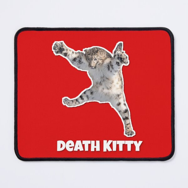 Item preview, Death Kitty Snow Leopard Funny Cat designed and sold by HootVault.