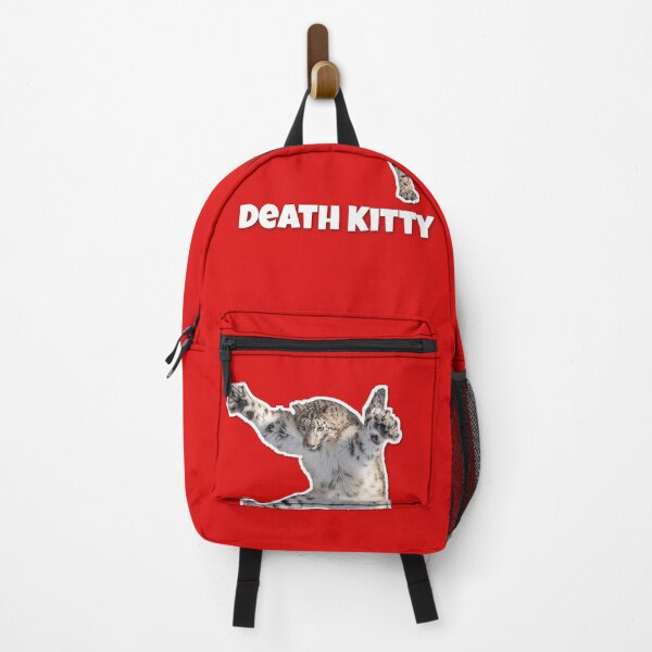 Item preview, Death Kitty Snow Leopard Funny Cat  designed and sold by HootVault.
