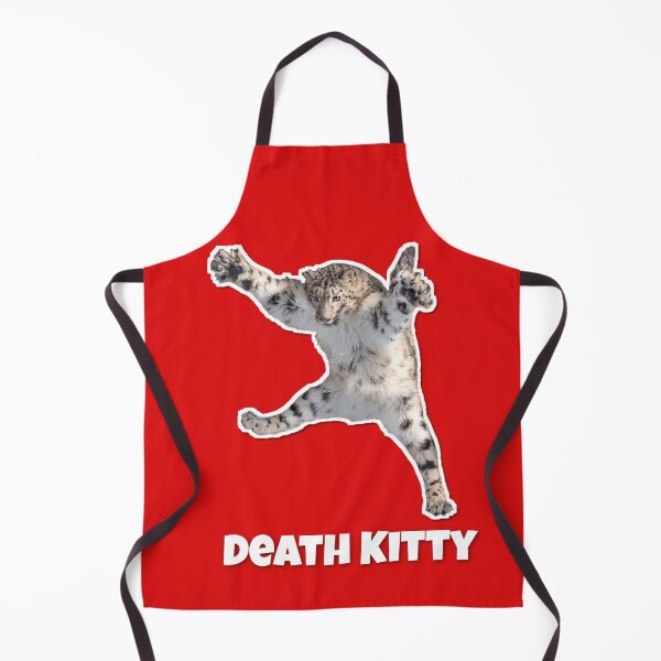 Item preview, Death Kitty Snow Leopard Funny Cat designed and sold by HootVault.