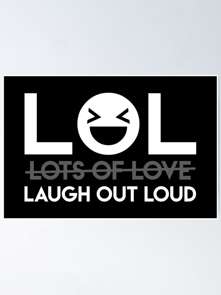 Laugh Out Loud Abbreviation Greeting Card for Sale by Lakisha's Design