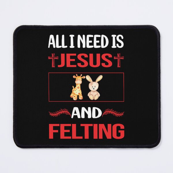 Item preview, Funny Jesus Felting Felt Felter designed and sold by FifineCroteau.