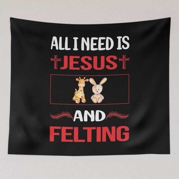 Item preview, Funny Jesus Felting Felt Felter designed and sold by FifineCroteau.