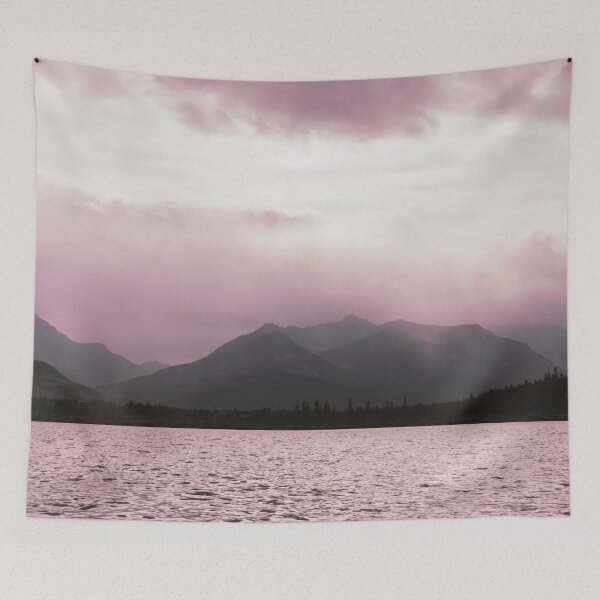 Item preview, View over lake and mountains designed and sold by Slalon85.