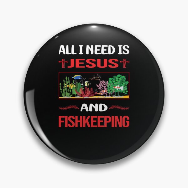Item preview, Funny Jesus Fishkeeping Fishkeeper Fish Keeping designed and sold by FifineCroteau.